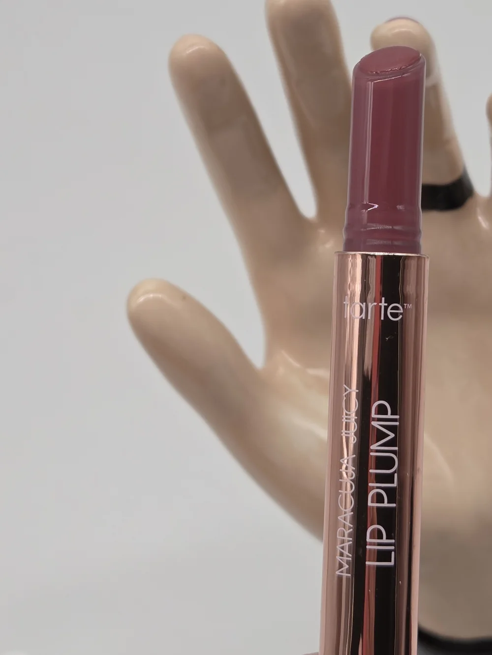 Tarte Maracuja Juicy Lip Plump on Strawberry Shortcake
